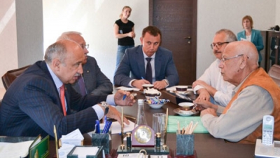 Встреча Ильшата Гафурова с ректором ЕРУ