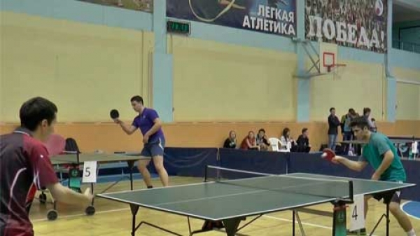 Настольный теннис студенты. Полянсков КФУ.